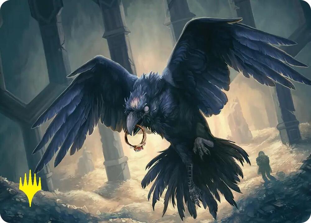 Most Decrepit Old Bird Art Card (Gold-Stamped) (42) [Art Series: The Hobbit]