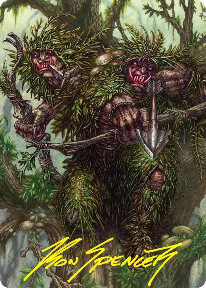 Orcish Bowmasters Art Card (Gold-Stamped Signature) (30) [Art Series: The Hobbit]