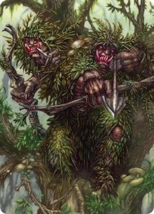 Orcish Bowmasters Art Card (30) [Art Series: The Hobbit]
