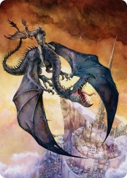 Witch-king, Bringer of Ruin Art Card (32) [Art Series: The Hobbit]