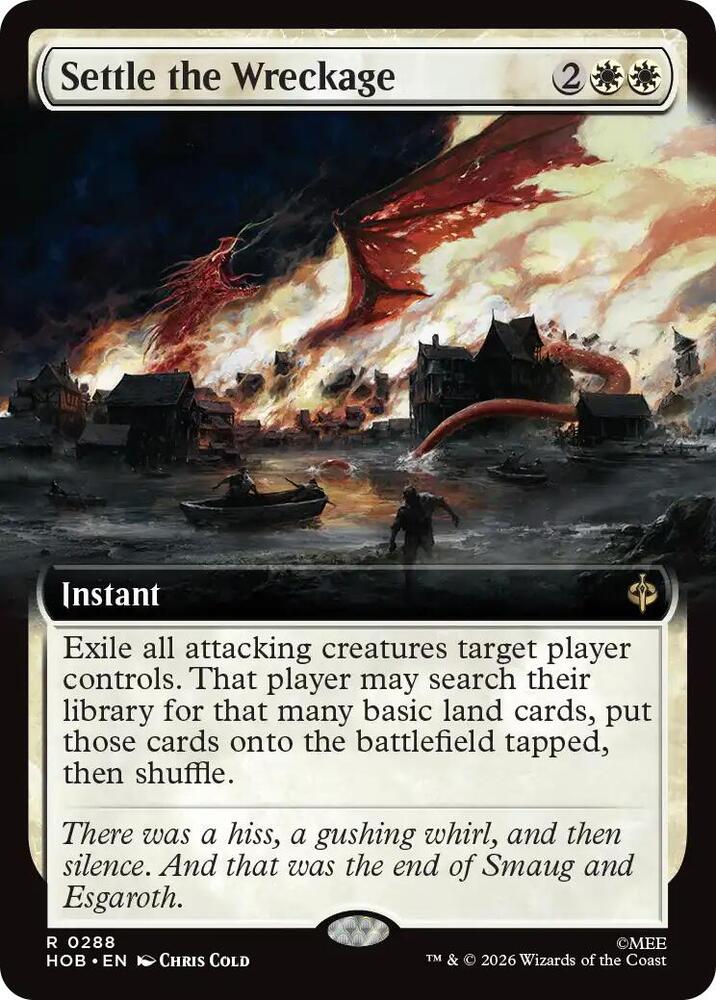 Settle the Wreckage (Extended Art) (288) [The Hobbit]