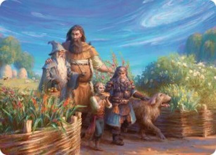 Beorn's Hospitality Art Card (20) [Art Series: The Hobbit]