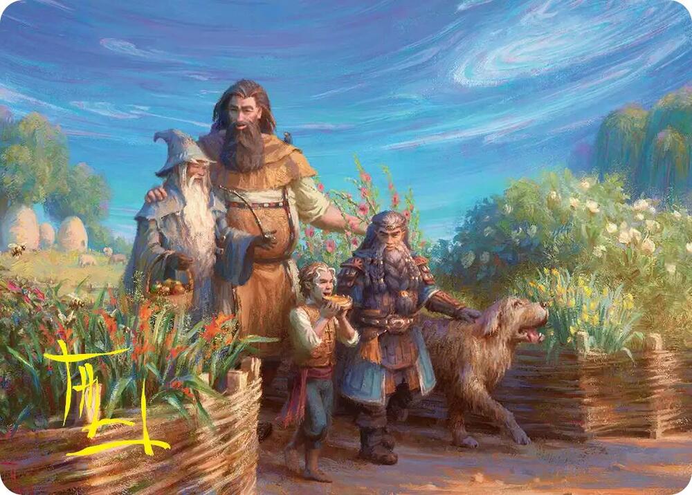 Beorn's Hospitality Art Card (Gold-Stamped Signature) (20) [Art Series: The Hobbit]