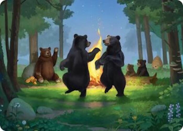 Dancing from Dark to Dawn Art Card (21) [Art Series: The Hobbit]