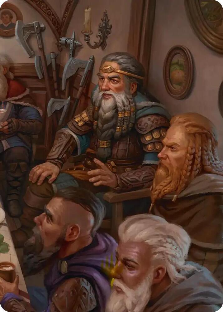 Thorin, King of Durin's Folk Art Card (3/12) (3) [Art Series: The Hobbit]