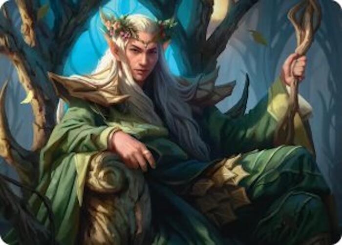 Thranduil, the Elvenking Art Card (22) [Art Series: The Hobbit]