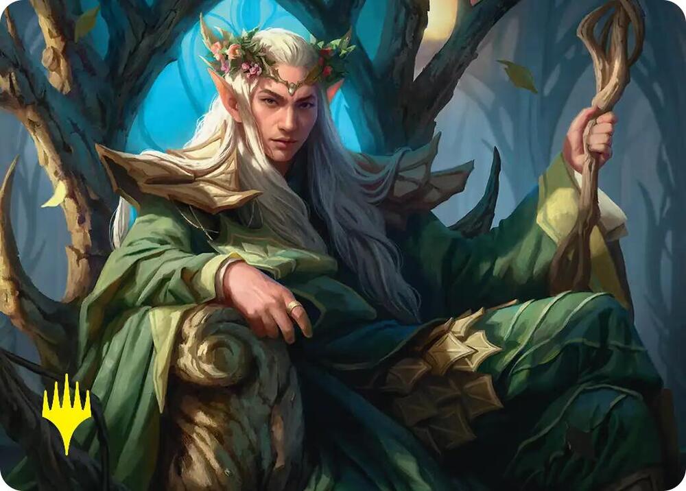 Thranduil, the Elvenking Art Card (Gold-Stamped) (22) [Art Series: The Hobbit]
