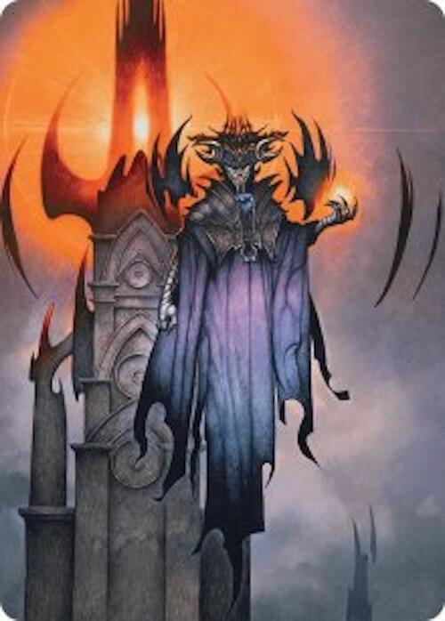 Sauron, the Lidless Eye Art Card (36) [Art Series: The Hobbit]