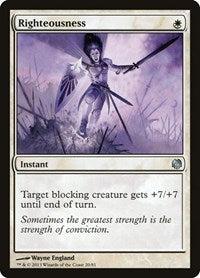 Righteousness (20) [Duel Decks: Heroes vs. Monsters]