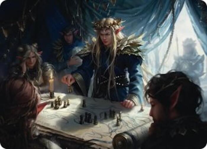 Thranduil the Strategist Art Card (49) [Art Series: The Hobbit]