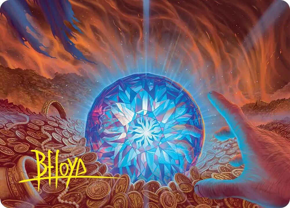 The Arkenstone Art Card (Gold-Stamped Signature) (44) [Art Series: The Hobbit]