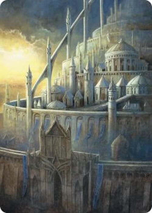 Minas Tirith Art Card (38) [Art Series: The Hobbit]