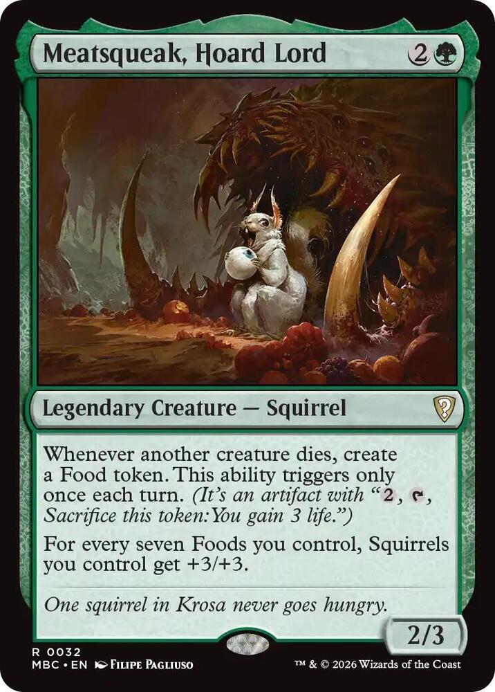 Meatsqueak, Hoard Lord (32) [Mystery Booster Commander Edition]