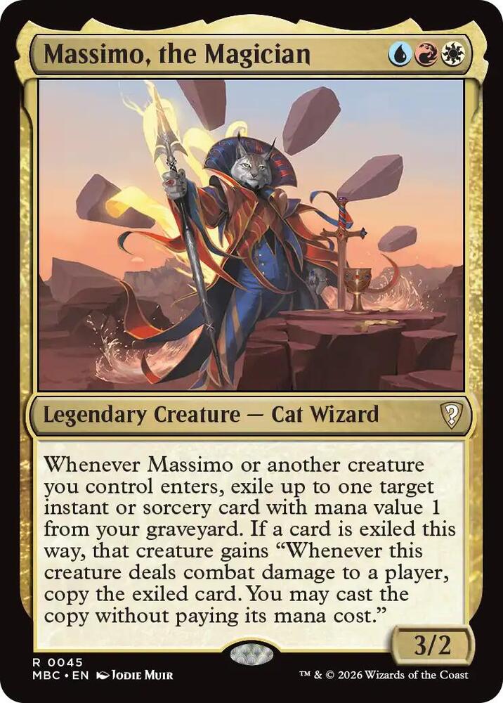 Massimo, the Magician (45) [Mystery Booster Commander Edition]