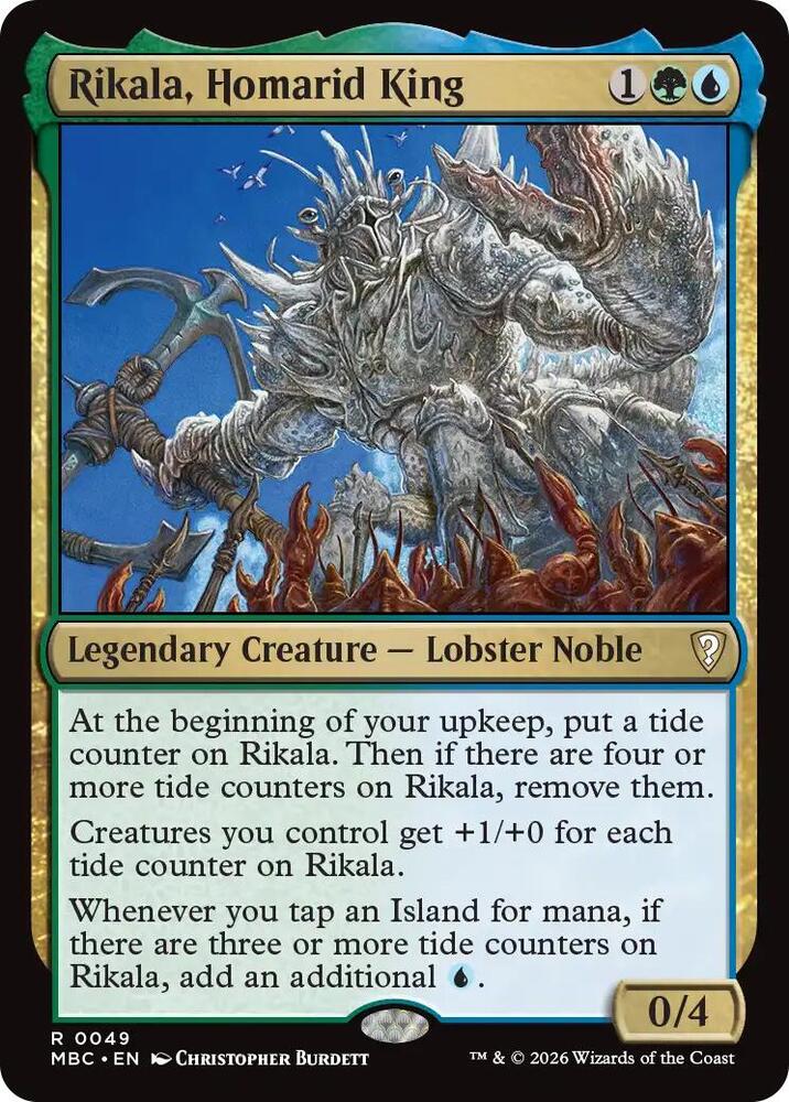 Rikala, Homarid King (49) [Mystery Booster Commander Edition]