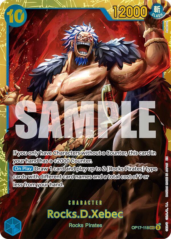 Rocks.D.Xebec (118) (OP17-118) [The World's Strongest Warriors]