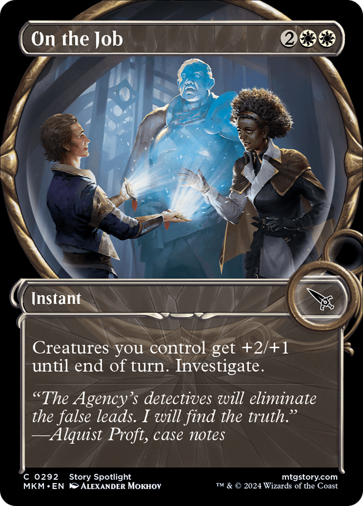 On the Job (Showcase) (MKM-292) - Murders at Karlov Manor: (Showcase) Foil