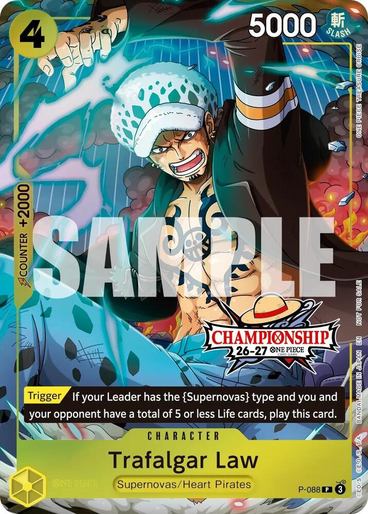 Trafalgar Law (CS 26-27 Event Pack) (P-088) [One Piece Promotion Cards]