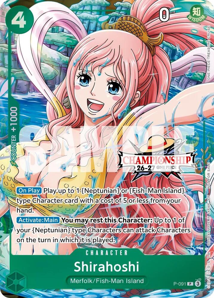 Shirahoshi (CS 26-27 Event Pack) (P-091) [One Piece Promotion Cards]