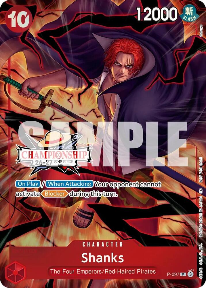 Shanks (CS 26-27 Event Pack) (P-097) [One Piece Promotion Cards]