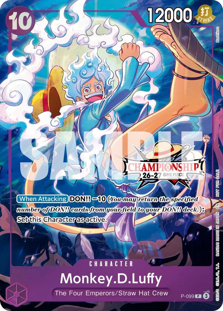 Monkey.D.Luffy (CS 26-27 Event Pack) (P-099) [One Piece Promotion Cards]