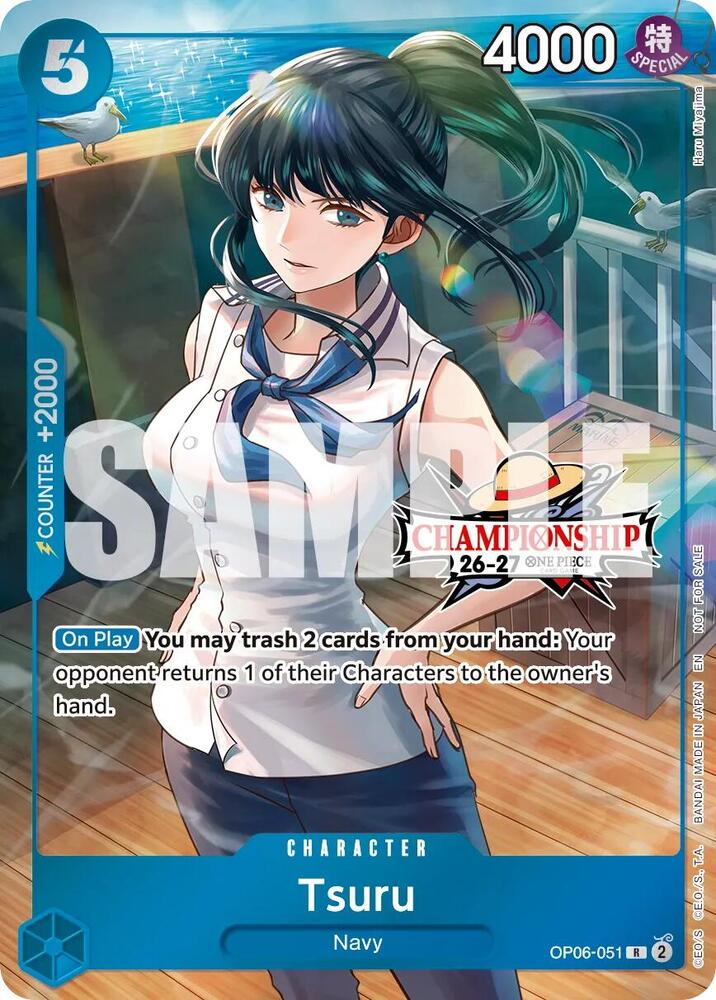 Tsuru (CS 26-27 Celebration Pack) (OP06-051) [One Piece Promotion Cards]