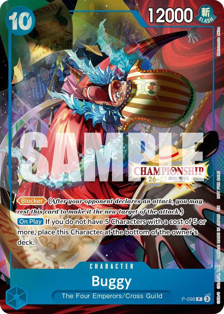 Buggy (CS 26-27 Event Pack Finalist Ver.) (P-098) [One Piece Promotion Cards]