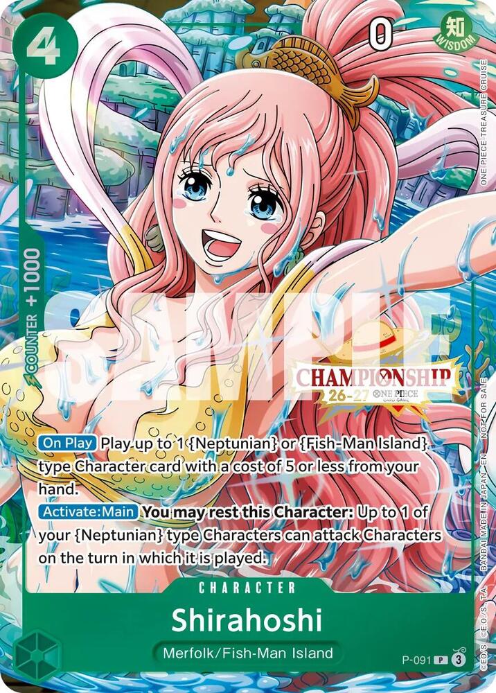Shirahoshi (CS 26-27 Event Pack Finalist Ver.) (P-091) [One Piece Promotion Cards]