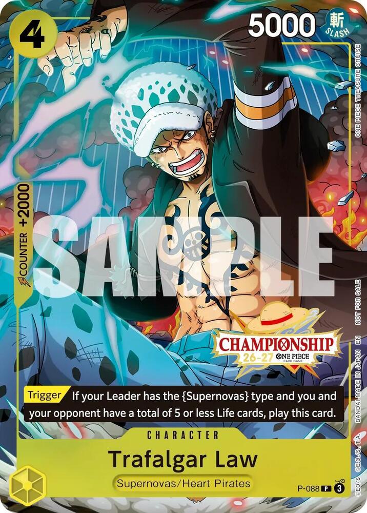 Trafalgar Law (CS 26-27 Event Pack Finalist Ver.) (P-088) [One Piece Promotion Cards]