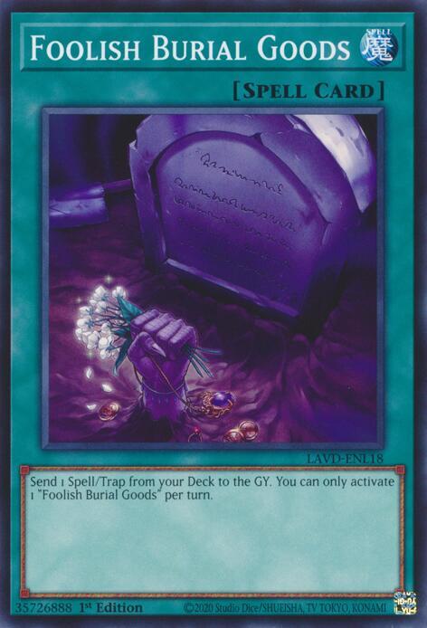 Foolish Burial Goods (LAVD-ENL18) [Legendary Arc-V Decks]