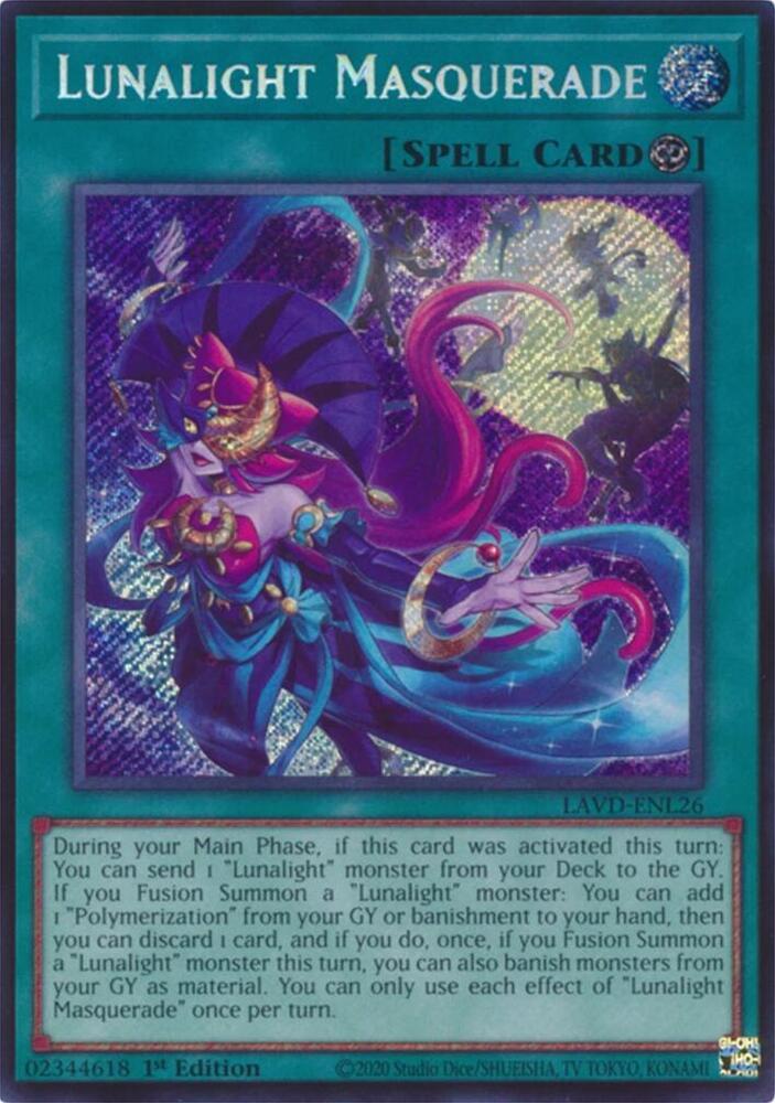 Lunalight Masquerade (Secret Rare) (LAVD-ENL26) [Legendary Arc-V Decks]