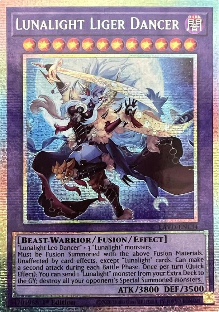 Lunalight Liger Dancer (Starlight Rare) (LAVD-ENL34) [Legendary Arc-V Decks]