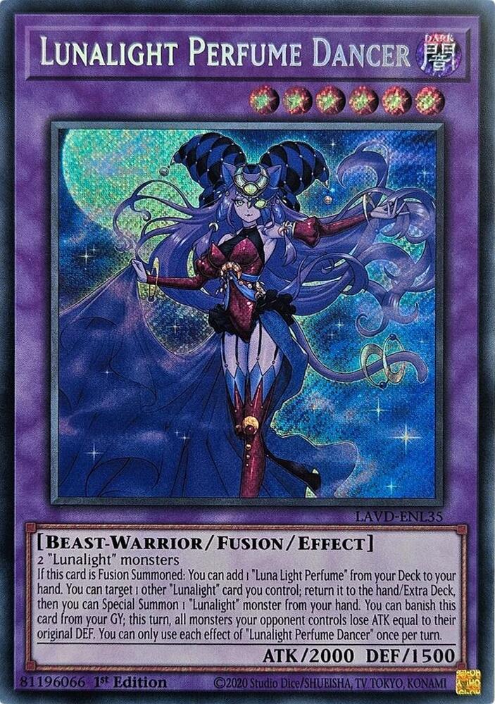 Lunalight Perfume Dancer (Secret Rare) (LAVD-ENL35) [Legendary Arc-V Decks]