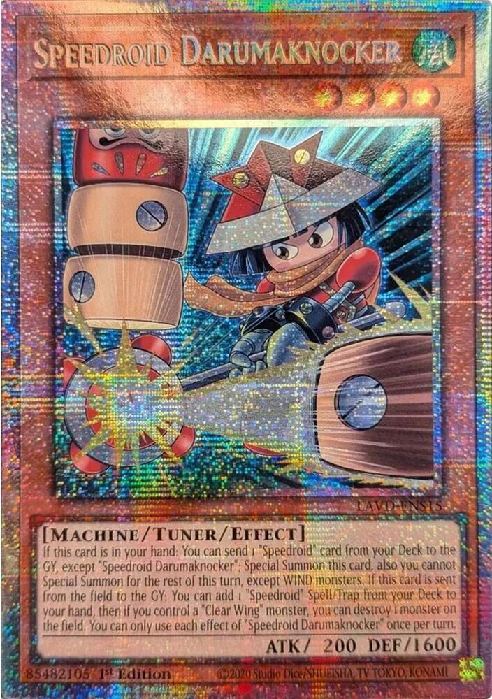 Speedroid Darumaknocker (Starlight Rare) (LAVD-ENS15) [Legendary Arc-V Decks]