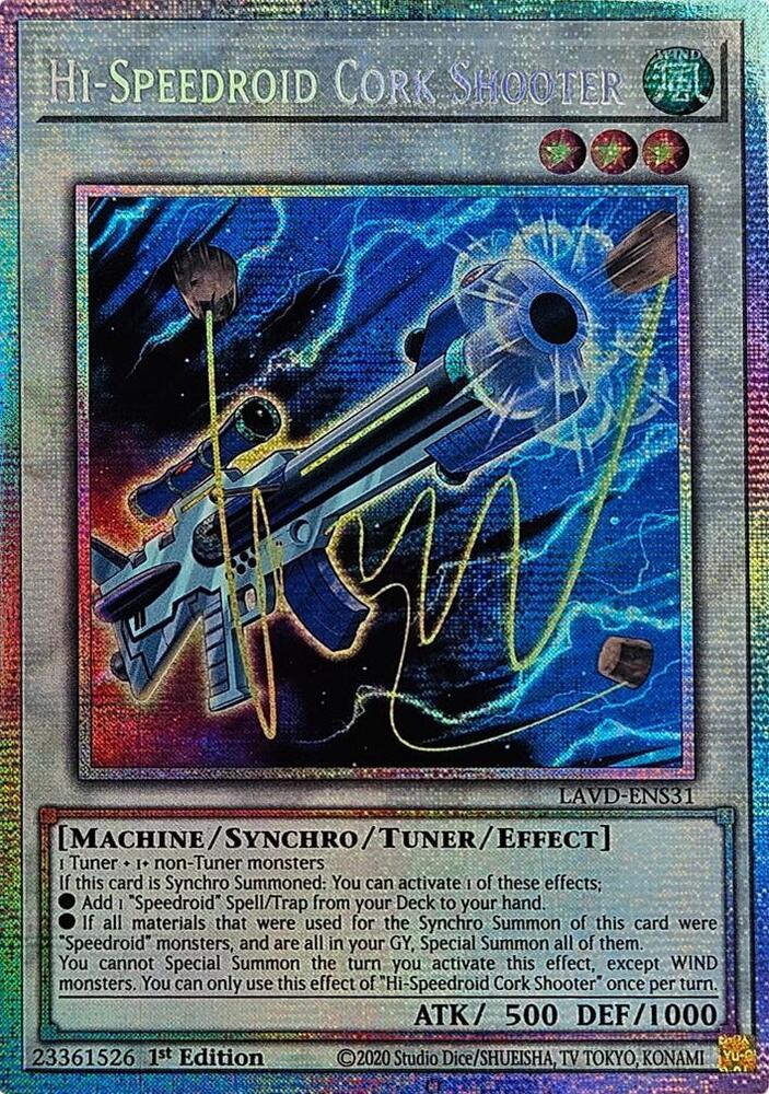 Hi-Speedroid Cork Shooter (Starlight Rare) (LAVD-ENS31) [Legendary Arc-V Decks]