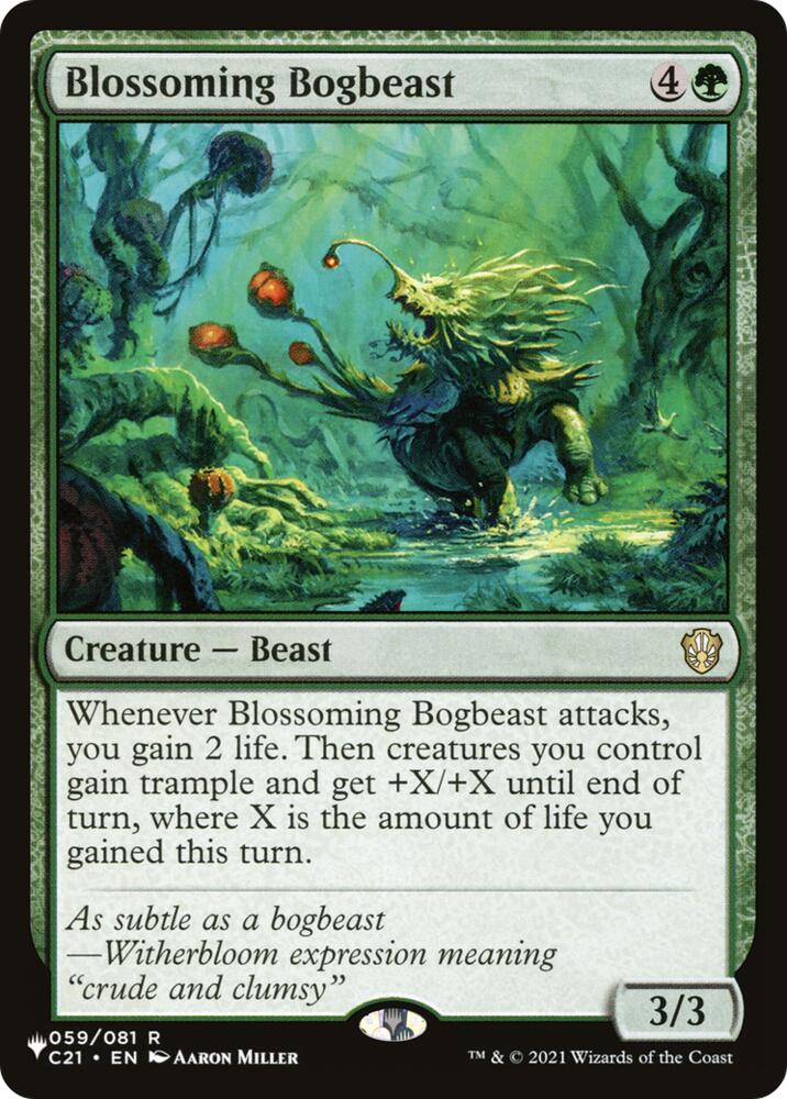 Blossoming Bogbeast (59) [The List Reprints]