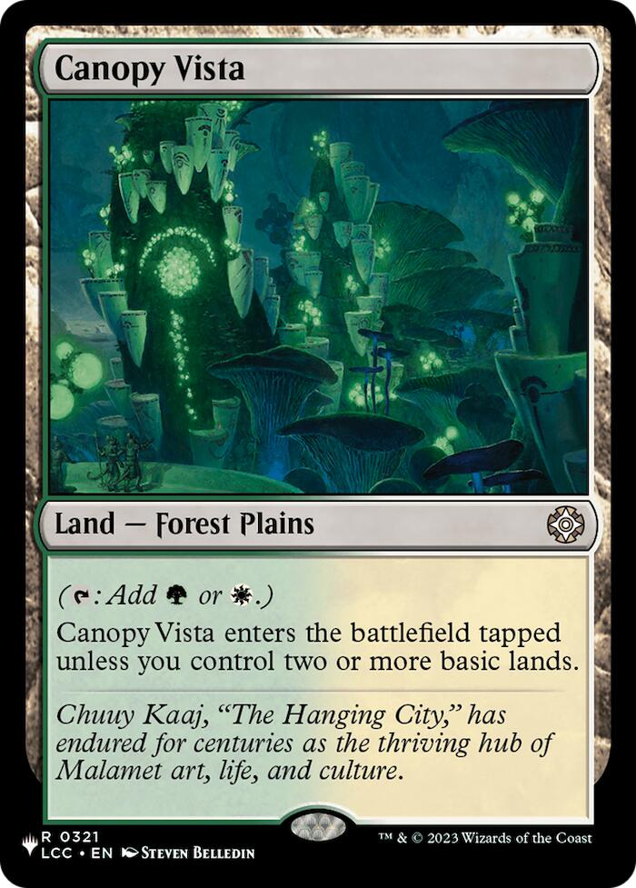 Canopy Vista (LCC) (321) [The List Reprints]