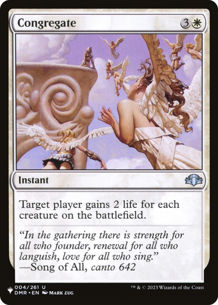 Congregate (DMR) (4) [The List Reprints]