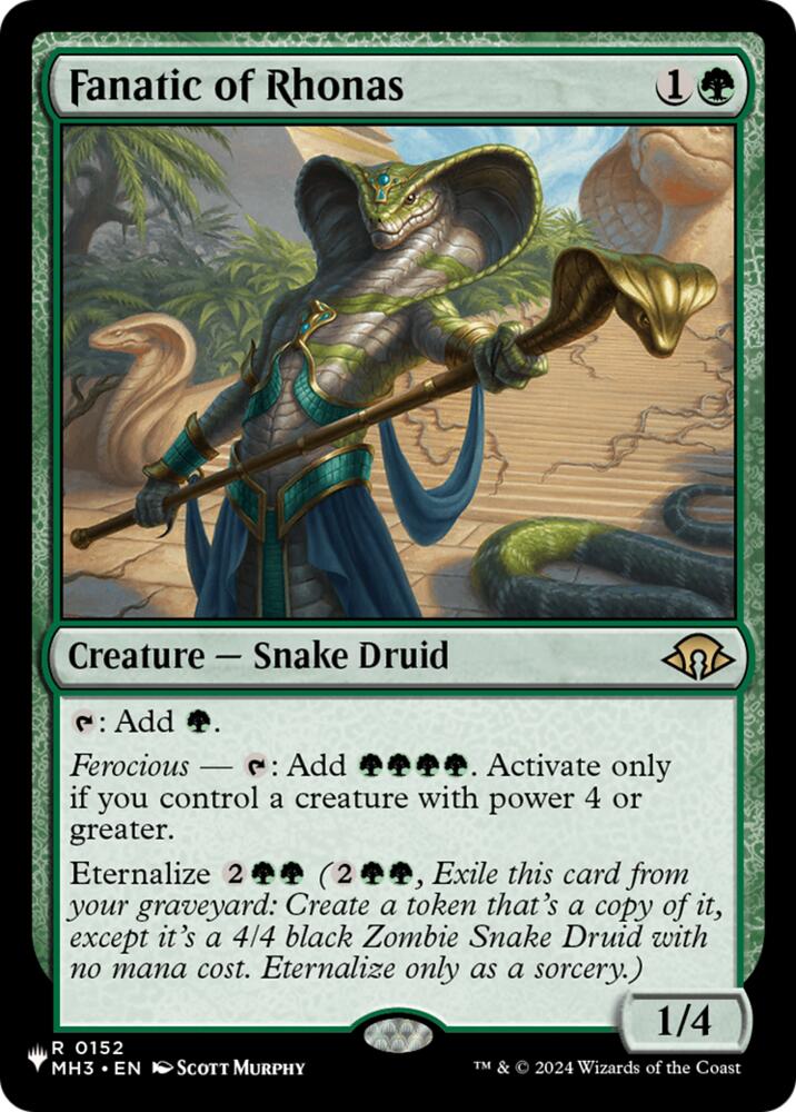 Fanatic of Rhonas (152) [The List Reprints]