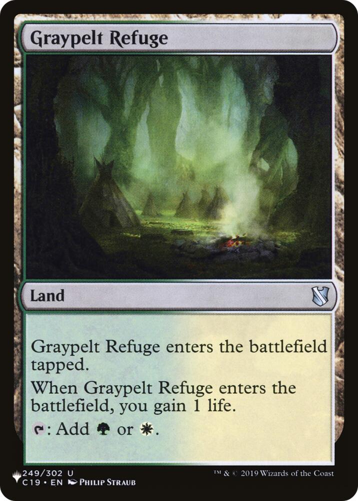 Graypelt Refuge (C19) (249) [The List Reprints]