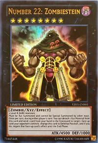Number 22: Zombiestein (YZ03-EN001) [Yu-Gi-Oh! ZEXAL Manga Promotional Cards]