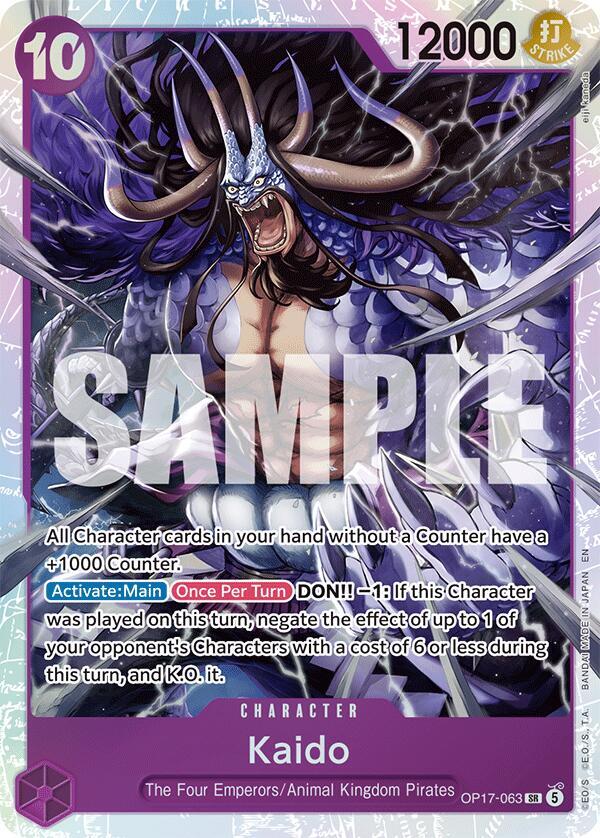 Kaido (063) (OP17-063) [The World's Strongest Warriors]