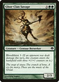 Ghor-Clan Savage (53) [Duel Decks: Heroes vs. Monsters]
