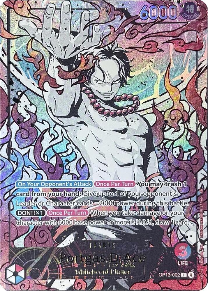 Portgas.D.Ace (English Version 3rd Anniversary Set) (OP13-002) [One Piece Promotion Cards]