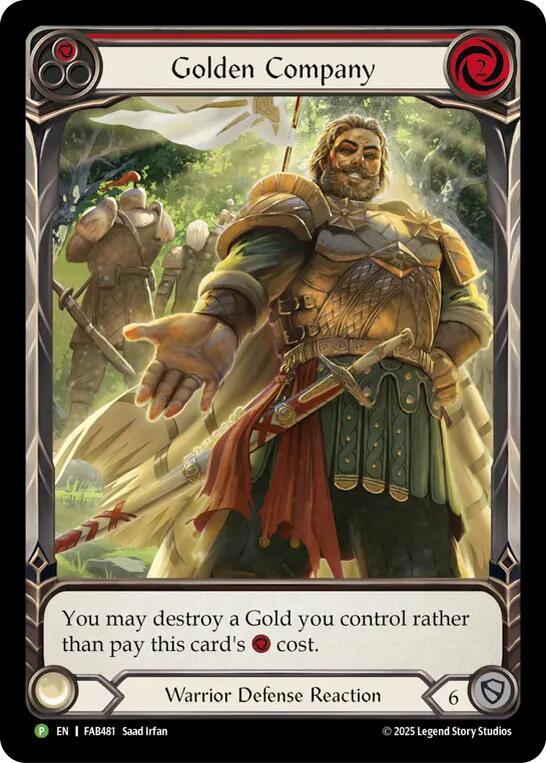 Golden Company (Red) - FAB481 (FAB481) [Flesh and Blood: Promo Cards]