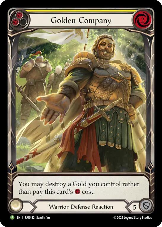 Golden Company (Yellow) - FAB482 (FAB482) [Flesh and Blood: Promo Cards]