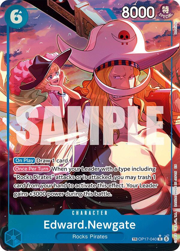 Edward.Newgate (040) (TR) (OP17-040) [The World's Strongest Warriors]