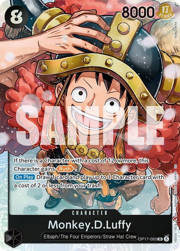 Monkey.D.Luffy (093) (OP17-093) [The World's Strongest Warriors]