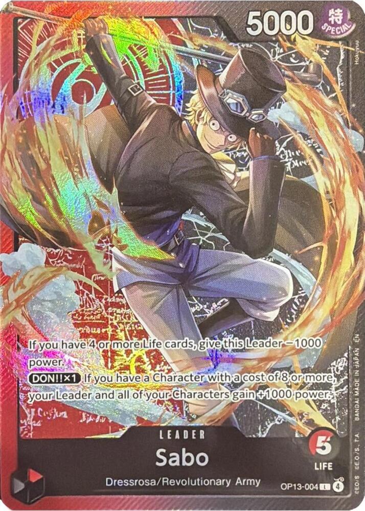 Sabo (Sound Loader Ace and Sabo Edition 2026) (OP13-004) [One Piece Promotion Cards]