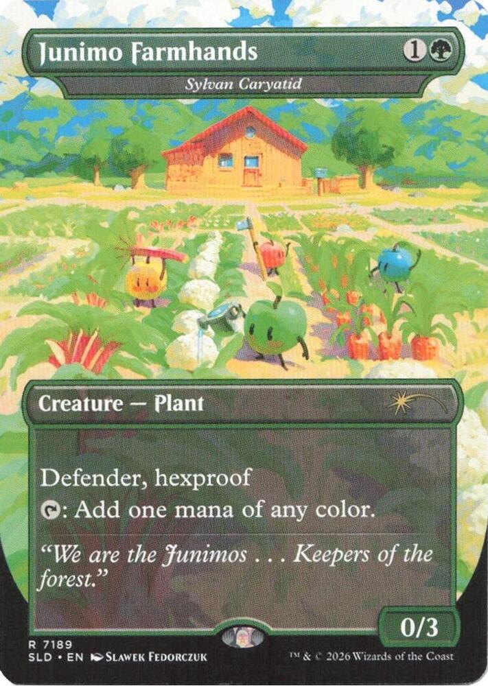 Junimo Farmhands - Sylvan Caryatid (7189) [Secret Lair Drop Series]
